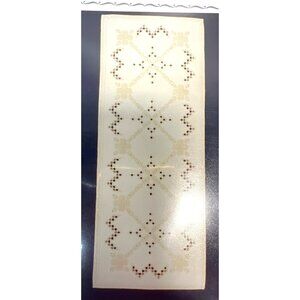 Satin Stitches Rose Runner Pattern Hardanger Embroidery Design By Donna M. Olson